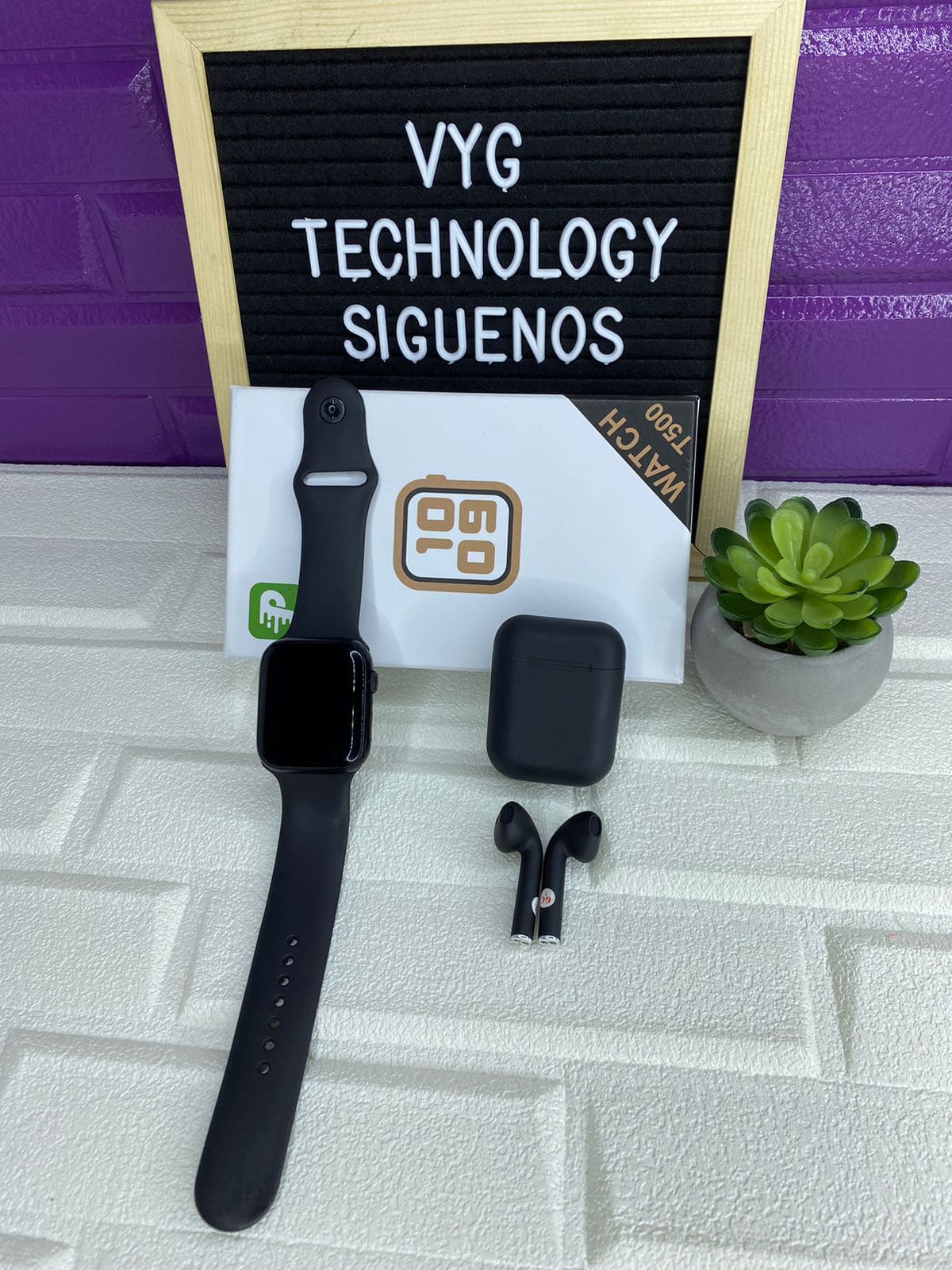 COMBO SMARTWATCH T500 + AUDIFONOS I12 - Vyg technology