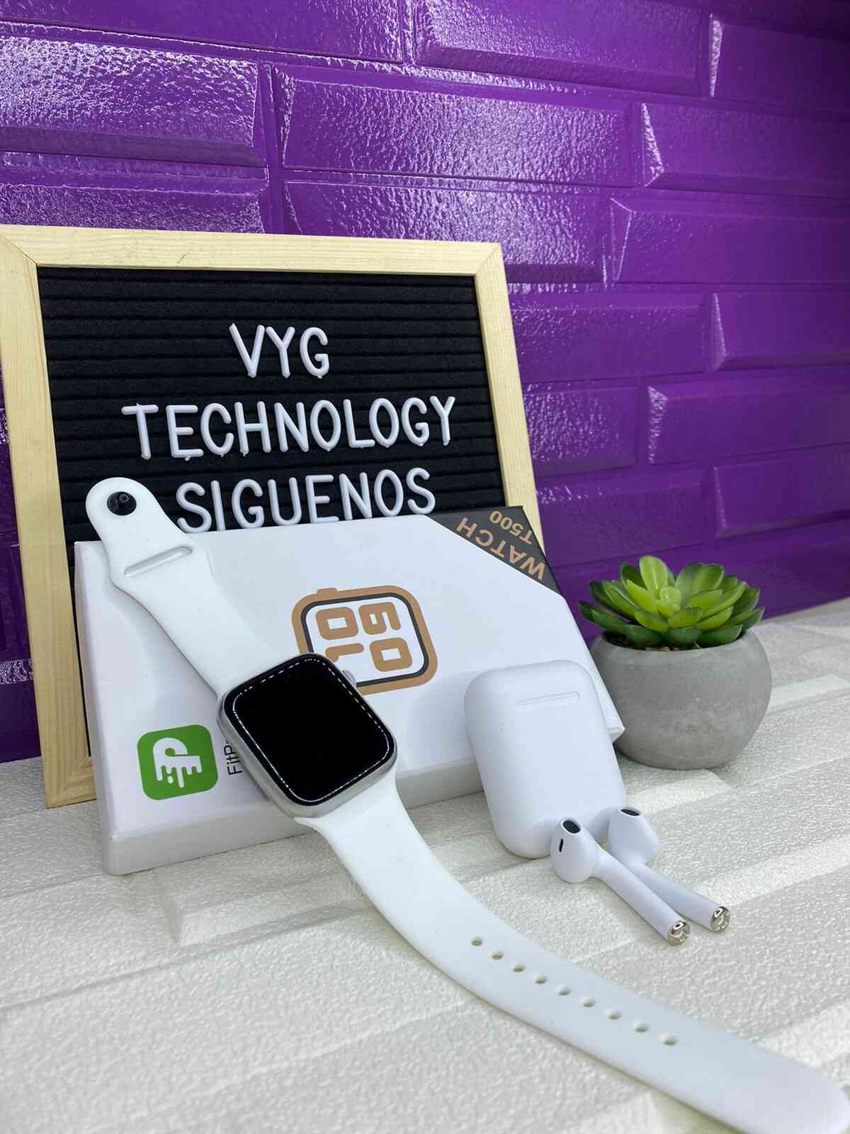 COMBO SMARTWATCH T500 + AUDIFONOS I12 - Vyg technology