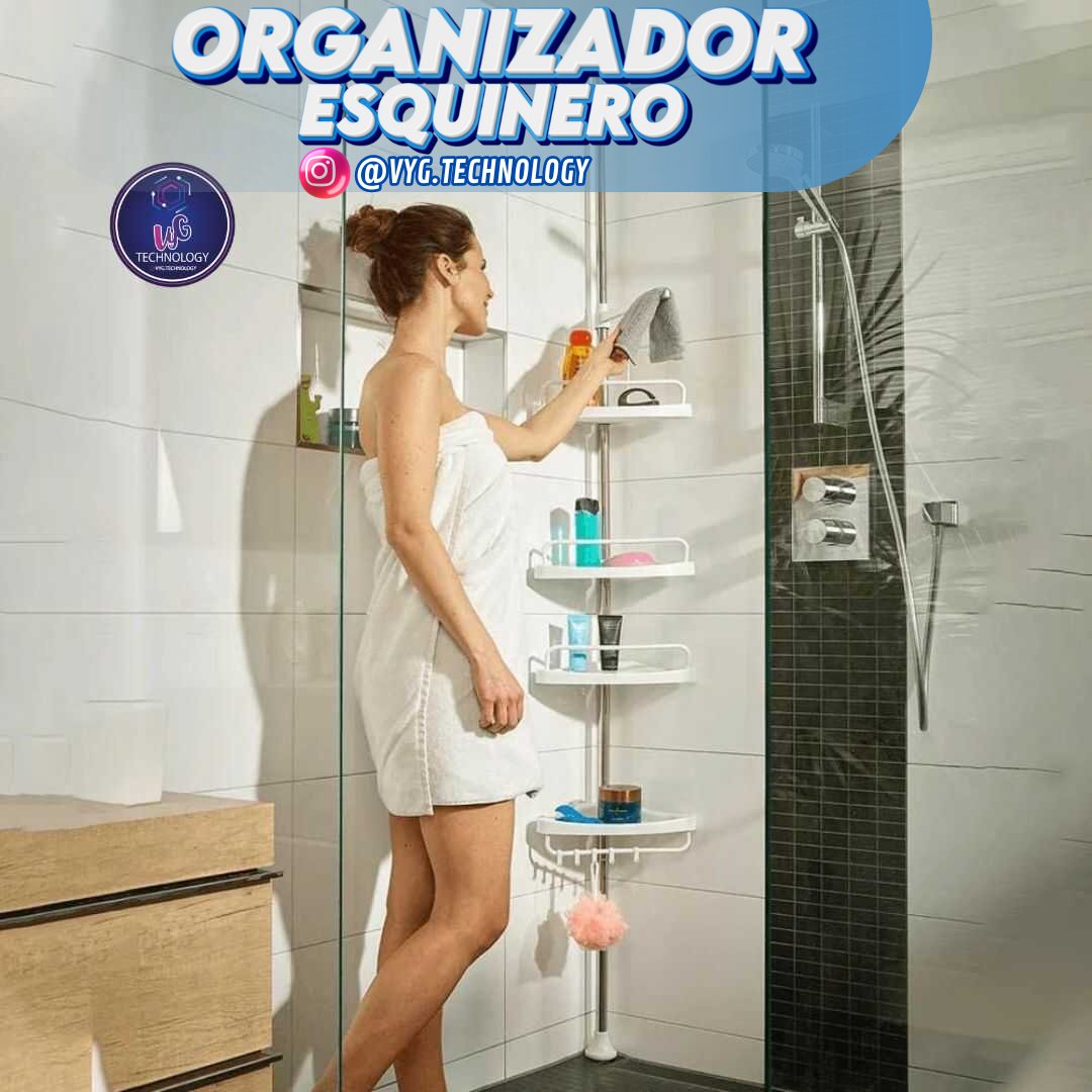 ORGANIZADOR ESQUINERO PARA BAÑOS SUPER RESISTENTE - Vyg technology