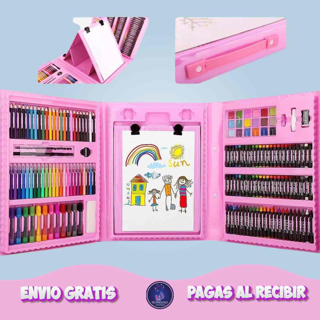 MEGA SET DE ARTE 208 PIEZAS - Vyg technology