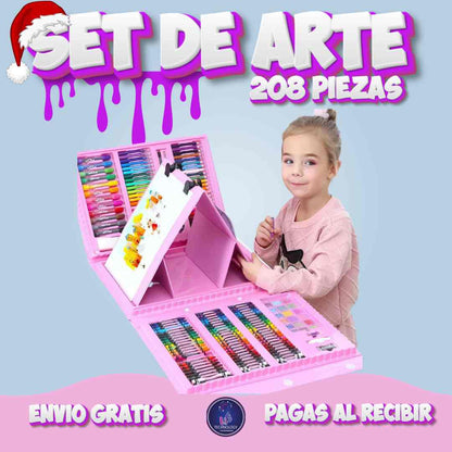 MEGA SET DE ARTE 208 PIEZAS - Vyg technology