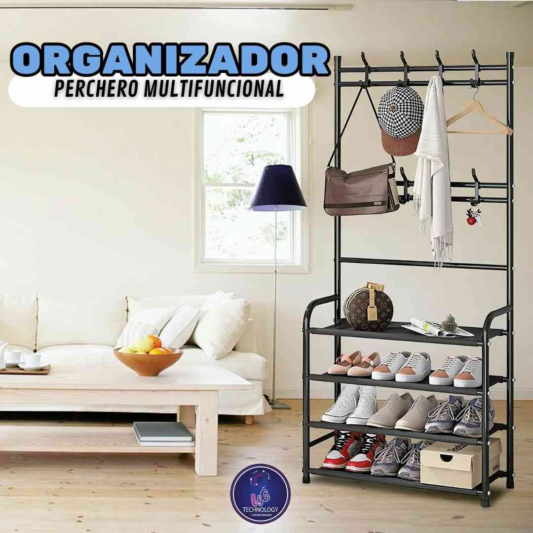 ORGANIZADOR PERCHERO Y ZAPATERO MULTIFUNCIONAL - Vyg technology